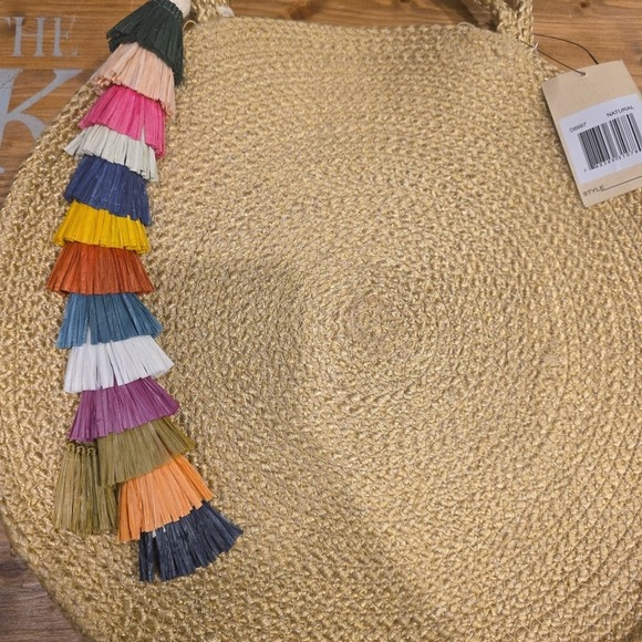 NEW Magid Round Boho Spring Summer Purse Handbag Summer Bag Beach Bag‎ Vacation - Picture 2 of 5